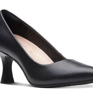 Clarks Classic Black Heels